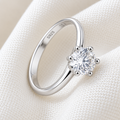 Silver Ring Featuring Center Stone