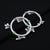 Silver Premium Pink &amp; Green Charms Baby Kada