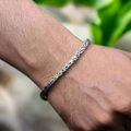 Stylish Silver Chain Bracelet For Boys