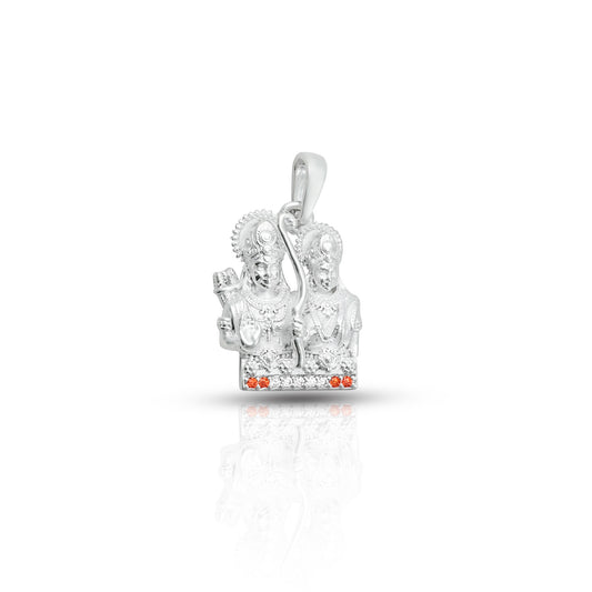 925 silver pendant featuring an exclusive 'Ram Sita' figure design