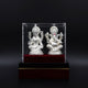 Silver Laxmi Ganesh Idol For Worship, Homedecor or Gift Purpose