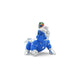 Cute Silver Little Krishna Blue Colour Statue, Khushbu Jewellers