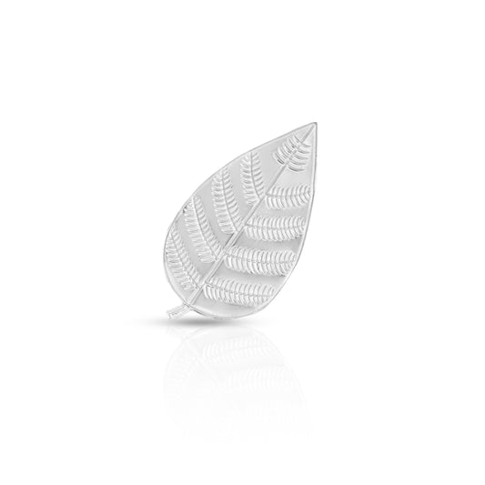 Elegant silver Paan leaf for home decor, Pooja or gifting