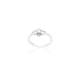 Silver Classical Solitaire Loop Ring