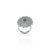 Sterling Silver Classy Spark Statement Ring for Women