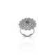 Sterling Silver Classy Spark Statement Ring for Women