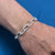 Sterling Silver Chain Linked Bracelet For Mens (1)