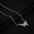 Butterfly Design Sterling Silver Thin Chain Pendant