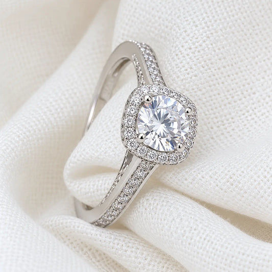 Statement Silver Stone Ring