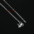 .0.Silver Textured Orange Beads Anklet