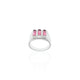 Silver Stunning Light Pink Gemstone Ring
