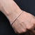 Simple Thin Chain Sterling Silver Bracelet (2)