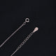 Stylish silver chain pendant adorned with rose gold deer horns