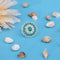 Silver Ring for Women with Green Mini Stones and Center Gem