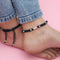 Adjustable Silver Thread Anklet