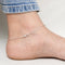 Simple Silver Chain Anklet