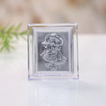 Radha Ji Krishna Ji Silver Frame With Eternal Prem