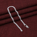 Sterling Silver Chain Mens Bracelet
