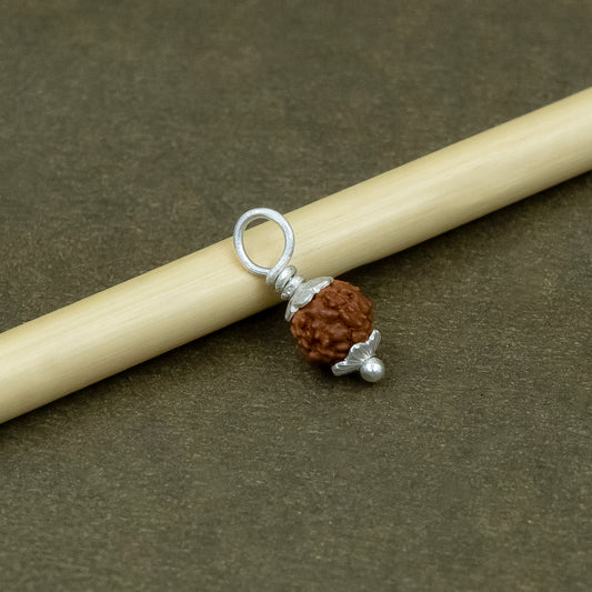 Silver Rudraksha Classic Pendant