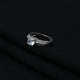 Sterling Silver Quith Cubic Zirconia Ring for Women