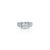 Silver ring with square CZ gemstone for boys.