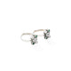 Charming silver toe rings with the grace of green gemstones, perfect for everyday wear