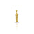 Stylish Fish Design Gold Plated Pendant