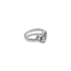 Sterling Silver 'Deep Love' Heart Ring for Girls