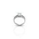 Sterling Silver Quith Cubic Zirconia Ring for Women