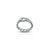 Sleek Sterling Silver Chain Link Ring