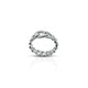 Sleek Sterling Silver Chain Link Ring