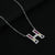 Silver Personalised "H" Symbol Chain With Pendant