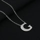 Silver Personalised “H” Symbol Chain With Pendant