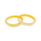 Silver Specific Yellow Bangles