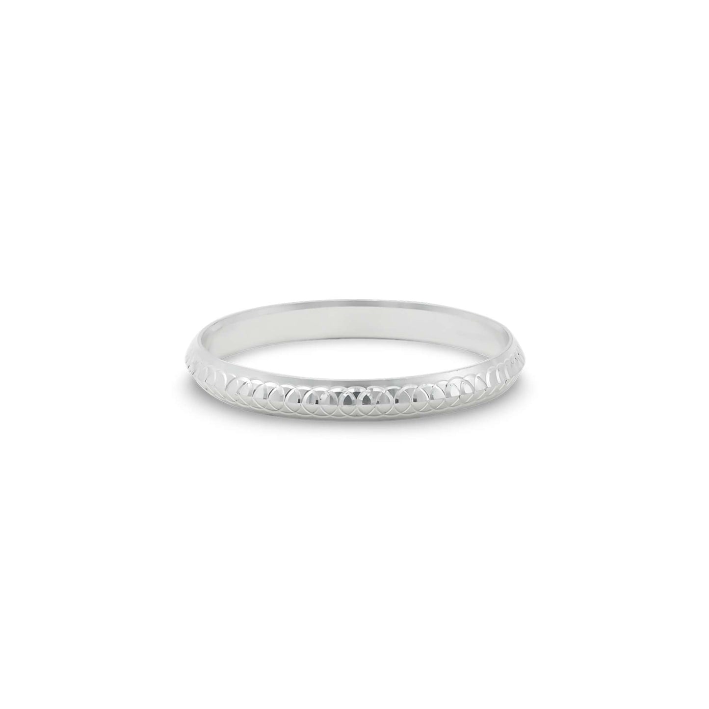 Buy Trendy Circular Designs Silver Kada for Boys, Khushbu Jewellers