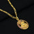 Silver Gold Plated Khatu Shyam Ji Pendant with Chain