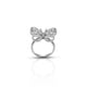 Sterling Silver "Sparkling Butterfly" Ring for Girls