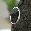 Textured Pixel Pattern Silver Kada