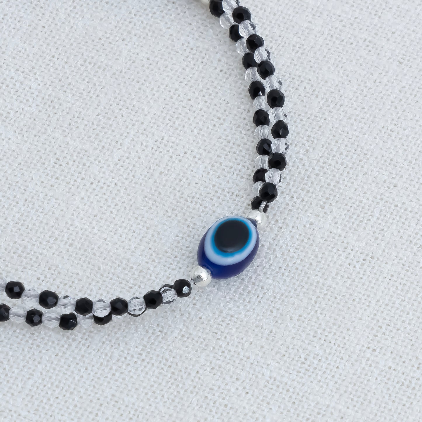 Black Beads Evil Eye Protection Bracelet