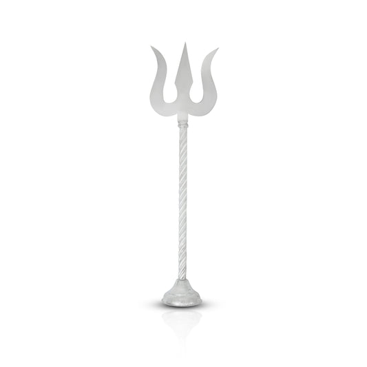 Exquisite silver trishul, a spiritual and decorative piece for your home or altar.