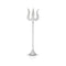Elegant Silver Trishul Spiritual and Decorative Piece