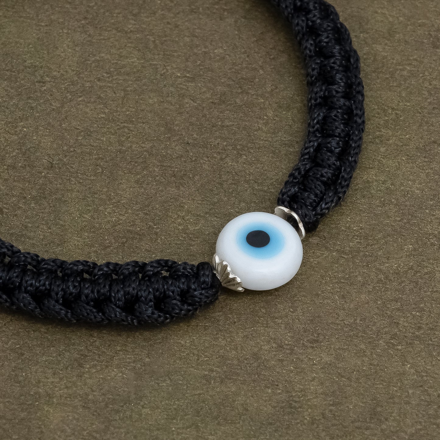 Black Thread Evil Eye Bracelet/Anklet Adjustable Nazar Protection