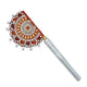 Pure Silver Pankhi with Pearl Work For Worshipping Krishna Gopal Laddu