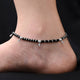 Silver Beautiful Leaf Charms Girls Anklets