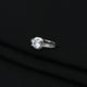 925 Silver Solitaire Statement Ring for Women