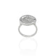 Silver "Glowing In Love" Girls Ring