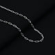 Sterling Silver Simple Chain Connecting Design Chain