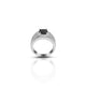 Stylish silver ring for boys featuring a simple, minimalistic design