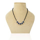 Sterling Silver Blue Stone Mangalsutra for Women