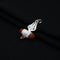 Sllver Precious Trishul Rudraksha Pendant